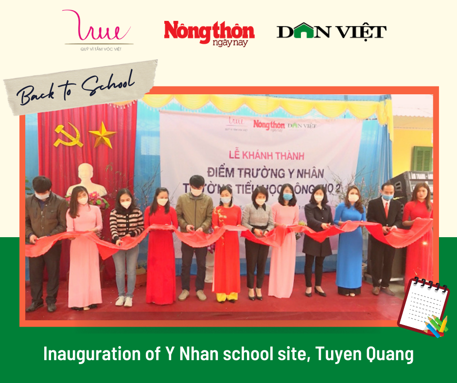 Inauguration of the y nhan school site of dong tho 2 primary school